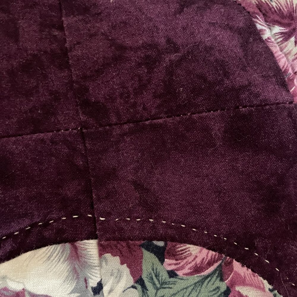Heirloom Hand Stitched Amish Quilt, Stunning Vintage Heritage, Antique XL King - Picture 12 of 16